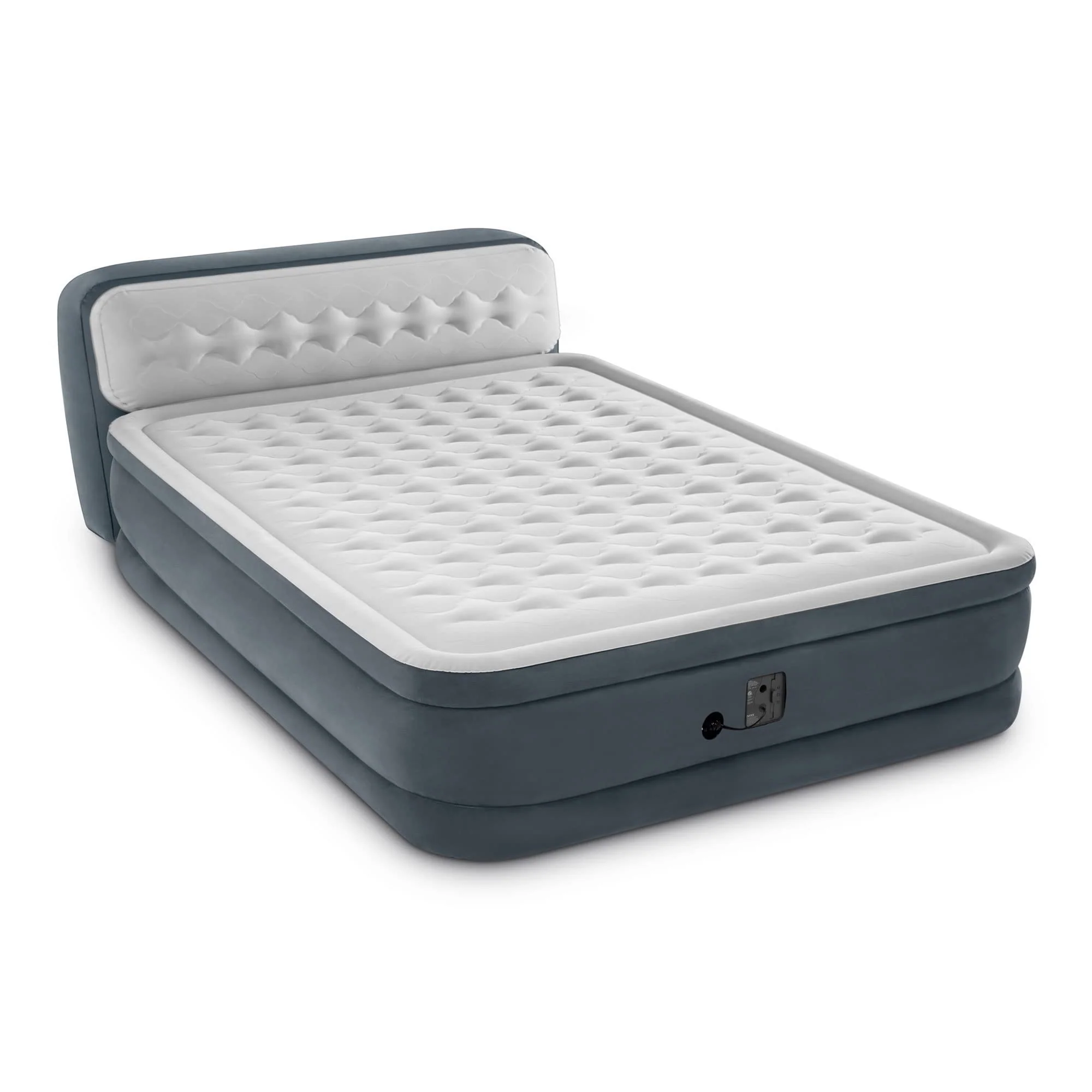 0289FAD2-AD38-43AF-EB6E-E4CD1E43E8D2 Intex Dura-Beam Deluxe 18 Inch Queen Sized Air Mattress - Image 1