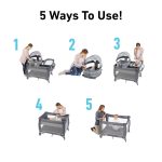 Graco Pack 'n Play Close2Baby Bassinet Playard Features Portable Bassinet Diaper Changer and More, Derby - Image 17