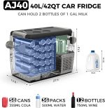 AJ30 Portable Refrigerator,Portable Freezer,32 Quart(30L) Electric Cooler,Car Refrigerator,12/24V DC Cable & 110/240V AC,Car Fridge for Camping,Truck,RV,Travel,Fishing,3-YEAR Warranty - Image 11