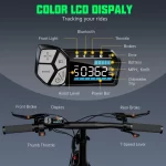 TST Electric Bike, 4.0 Fat Tire Foldable Ebike, 48V 13Ah Battery, 750W Electric Commuter Bicycle with LCD, 20" One-Step Folding Electric City Bike for Men Women, Black - Image 3