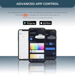 Low-profile smart ceiling fan with lights, APP control, remote compatibility, 6-speed reversible blade - Image 5