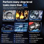 Bidirectional Scan Tool: 2024 Newest Automotive Scanner Diagnostic Tool with ECU Coding, Active Tests, All System Scan, 36+ Resets, Crankshaft Relearn, Android 10, 3-Year Updates - Image 4