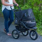 No-Zip NV Pet Stroller for Cats/Dogs, Zipperless Entry, Easy One-Hand Fold, Gel-Filled Tires, Plush Pad + Weather Cover Included, 3 colors - Image 15