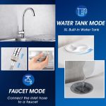 Portable Countertop Dishwasher with 5-Liter Built-In Water Tank and Air-Dry Function, 5 Washing Programs - Image 5