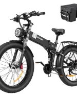 Eletric Bike for Adults, 750W Motor 48V 20Ah Removable Battery 26 Fat Tire Folding E-Bike Shimano 21-Speed MTB Cycling UL2849 - Image 3