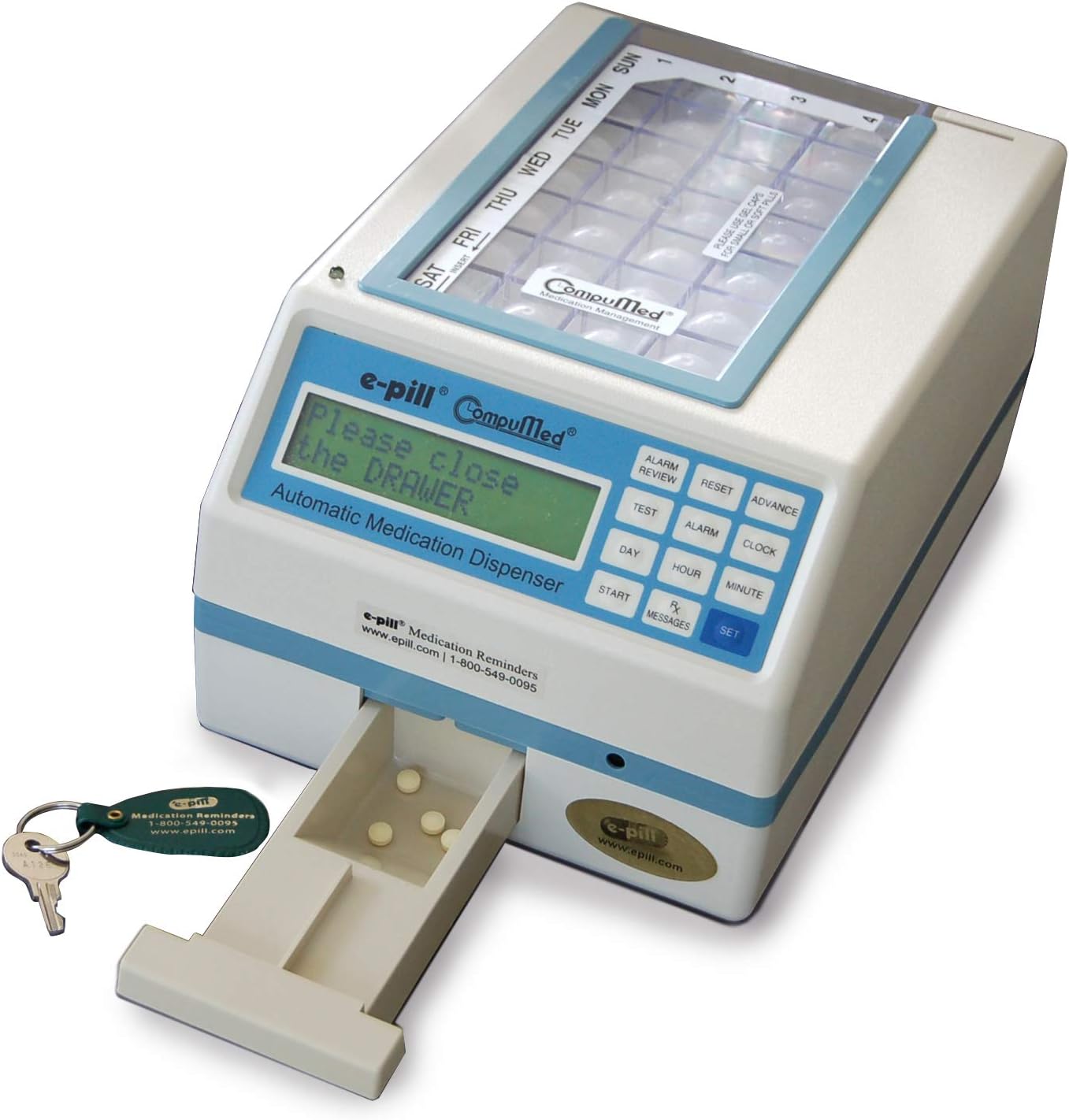 D2B4D281-AB44-9E6B-E895-746F02E0F385 CompuMed - Tamper Resistant Automatic Pill Dispenser - AC Powered - Image 1