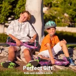 SIMATE 6.5" Hoverboard with Bluetooth & LED Lights - Image 3